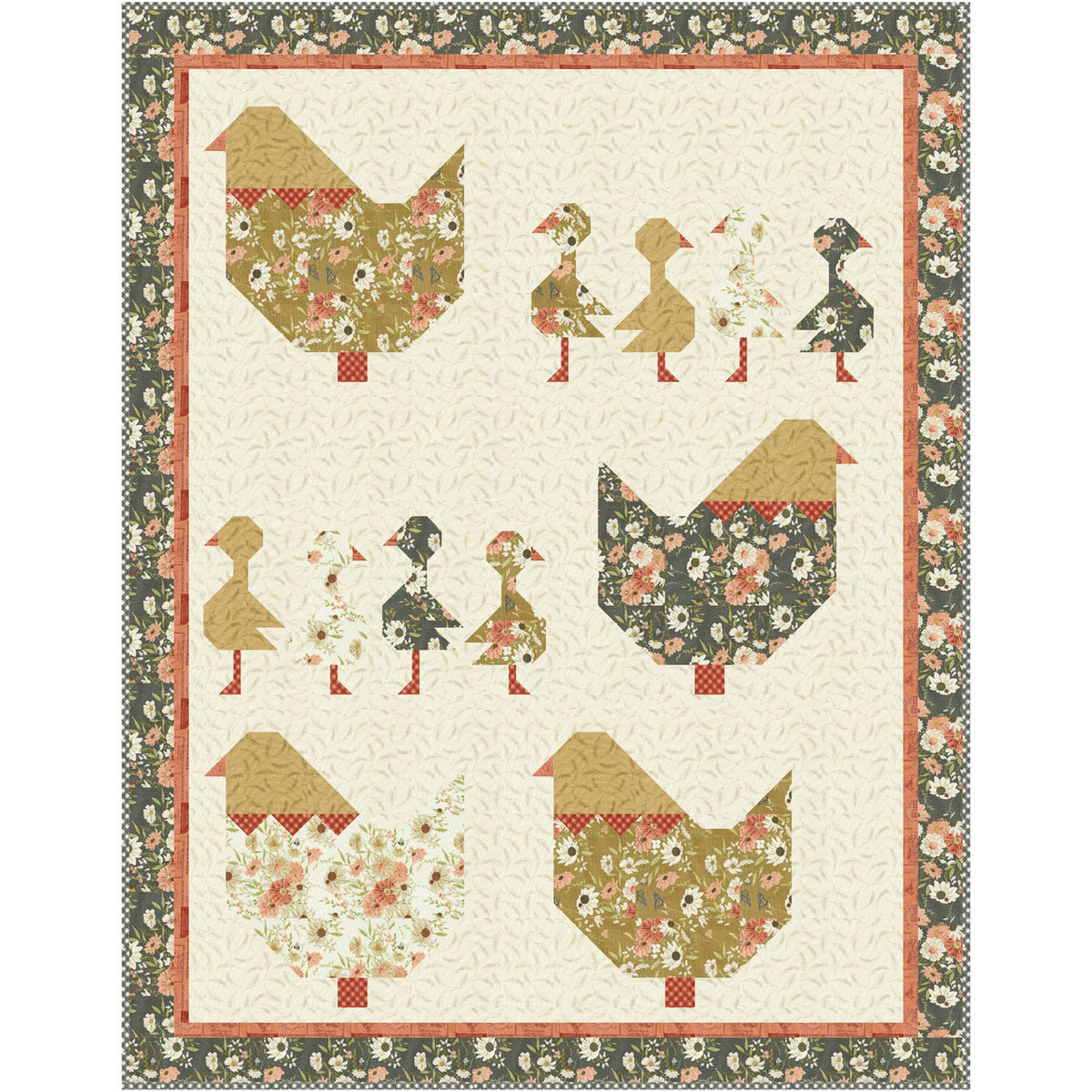 Hen Hen Goose Paper Pattern