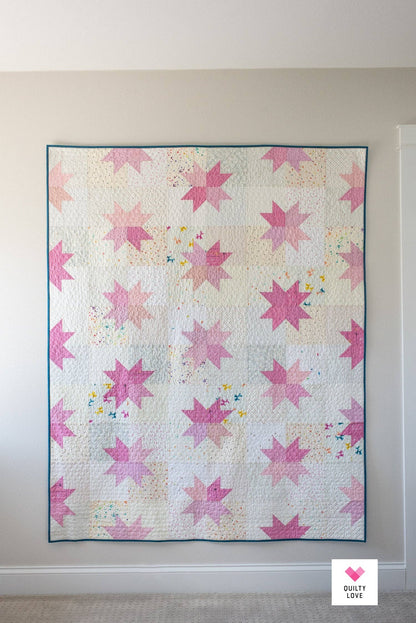Star Pop II Quilt Pattern-Printed booklet