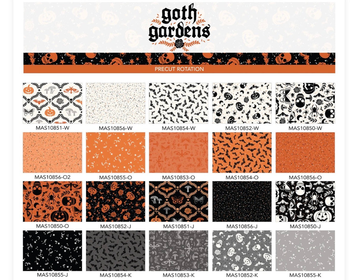 Goth Gardens 2.5in Strip Roll