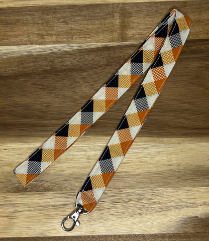 Black & Orange Plaid