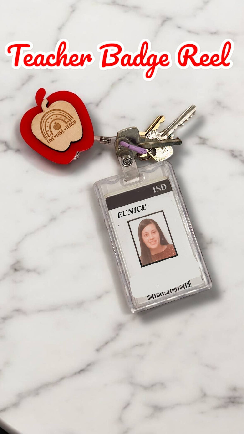 Best Teacher Ever Teacher Badge Reel