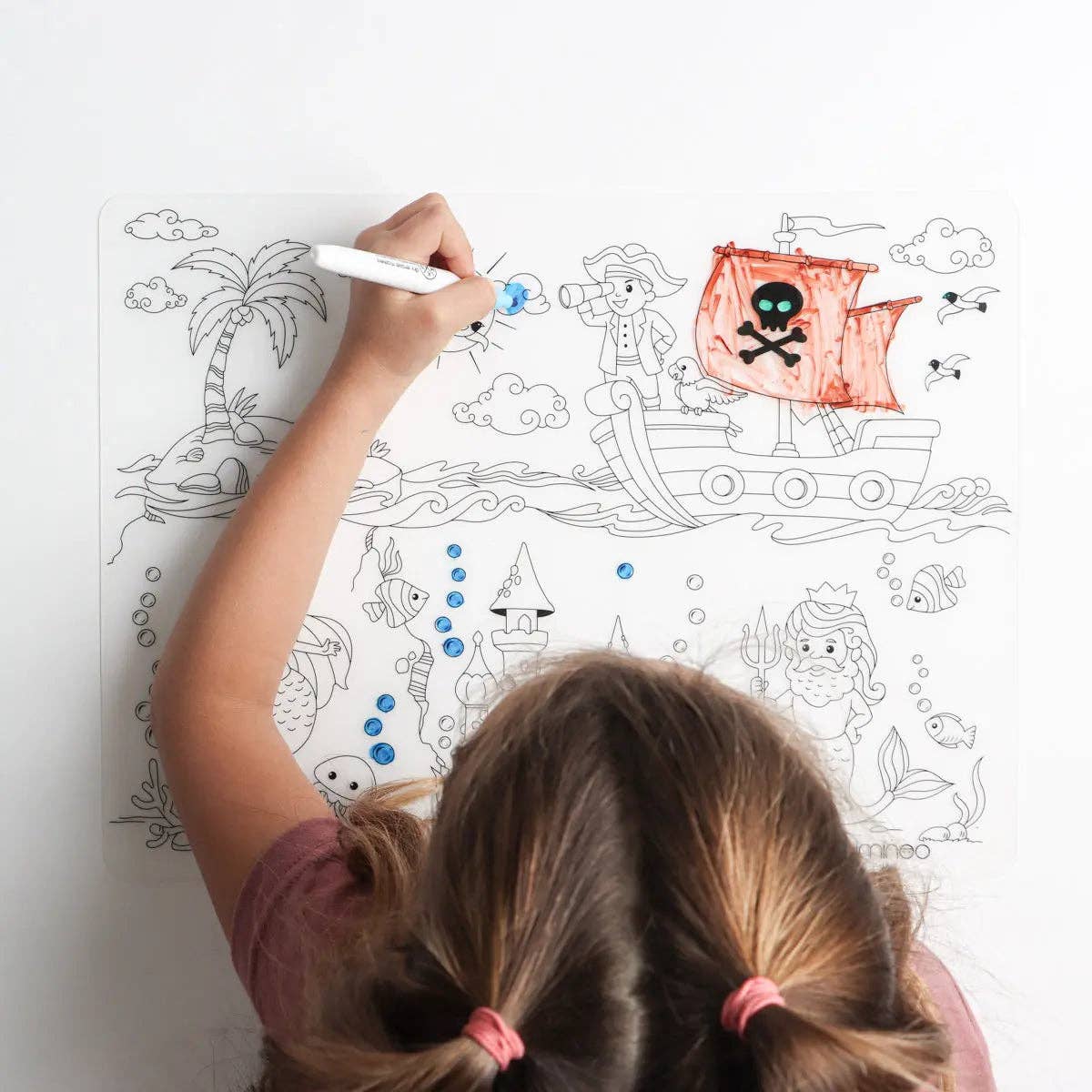 Atlantis - Silicone Reusable Coloring Mat Kids Bundle