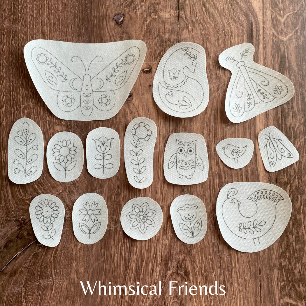 Whimsical Stick and Stitch Embroidery Designs