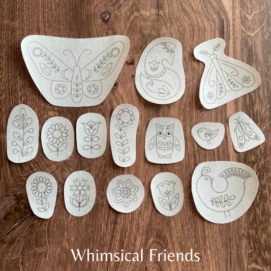 Whimsical Stick and Stitch Embroidery Designs