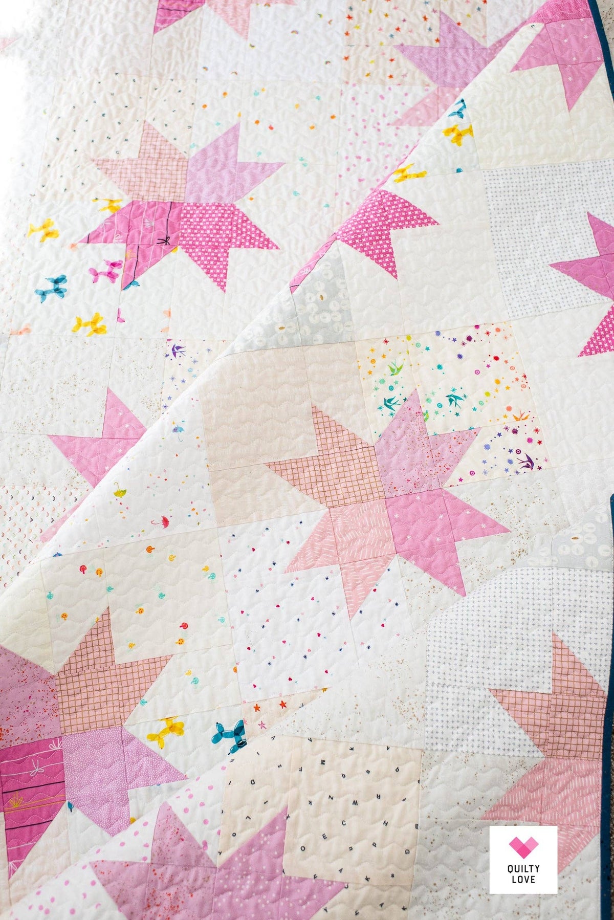 Star Pop II Quilt Pattern-Printed booklet