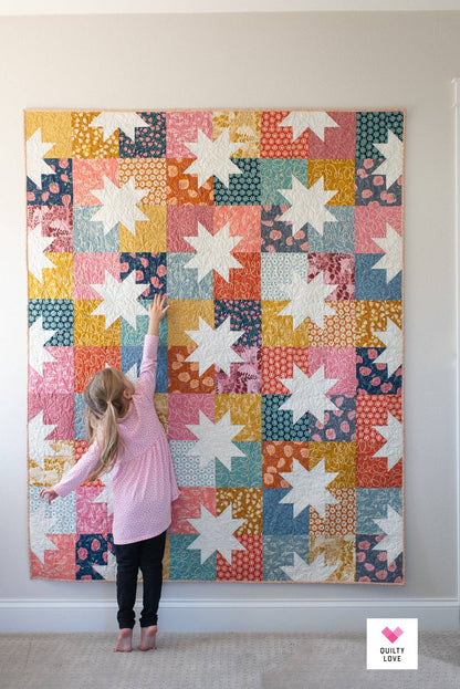 Star Pop II Quilt Pattern-Printed booklet